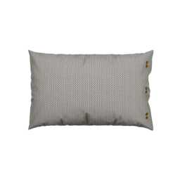 Bedeck of Belfast Oscar Pair of Standard Pillowcases, Charcoal & Tan