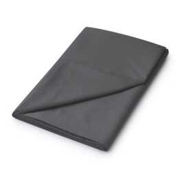 Helena Springfield, 50/50 Plain Dye Percale Kingsize Flat Sheet, Charcoal