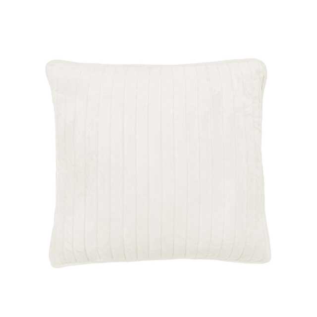 Murmur Flynn Quilted Cushion 50cm x 50cm, White