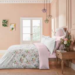 Ted Baker Peppermint Double Duvet Cover SET, Silver - thumbnail 2