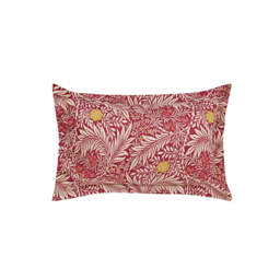 William Morris Larkspur Double Duvet Cover Set, Crimson Red - thumbnail 2
