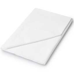 Helena Springfield 50/50 Percale Super Kingsize Flat Sheet, White