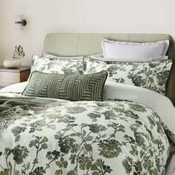 Bedeck of Belfast Yoko Double Duvet Cover Set, Green