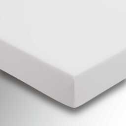 Helena Springfield Percale Super Kingsize (36cm Deep) Fitted Sheet, Silver