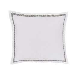 Bedeck of Belfast Yoko Pair of Square Oxford Pillowcases, Green