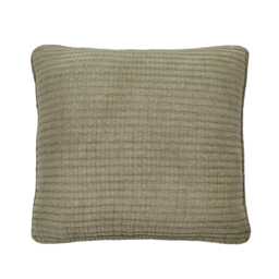 Bedeck of Belfast Nora Sham Pillowcase, Sage Green/Tuberose - thumbnail 1
