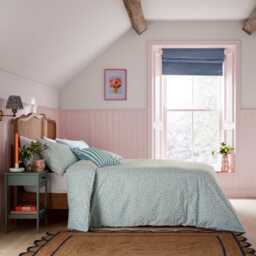 Helena Springfield Secret Garden Rosebud Brushed Cotton Single Duvet Cover SET, Aqua - thumbnail 2