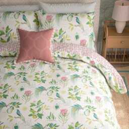 Sanderson Paradesia Double Duvet Cover SET, Pink