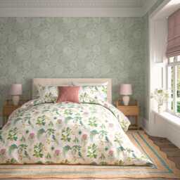 Sanderson Paradesia Double Duvet Cover SET, Pink - thumbnail 2