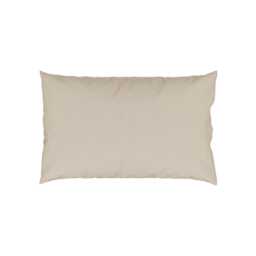 Bedeck of Belfast 200 Thread Count Plain Dye Standard Pillowcase, Stone - thumbnail 1