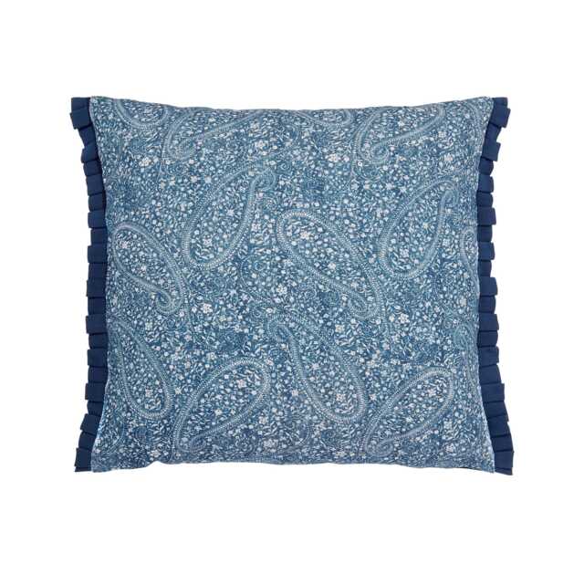Bedeck of Belfast Emmeline Cushion 50cm x 50cm, Denim Blue - image 1