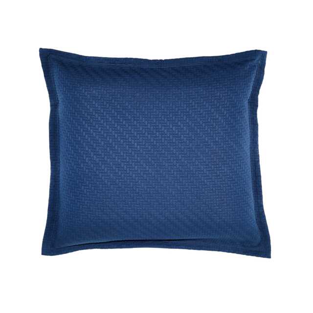Bedeck of Belfast Fine Linens Andaz Sham Pillowcase, Midnight - image 1