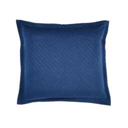Bedeck of Belfast Fine Linens Andaz Sham Pillowcase, Midnight - thumbnail 1