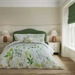 Sanderson Sycamore & Oak Double Duvet Cover SET, Sky Blue - thumbnail 2
