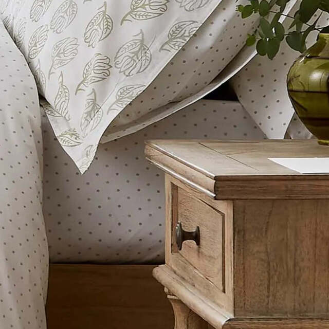 Murmur Georgia Single Fitted Sheet, Mourne Green