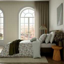 Bedeck of Belfast Clarence Single Duvet Cover Set, Celadon - thumbnail 2