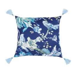 English Heritage Suffolk Garden Cushion 50cm x 50cm, Navy