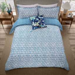 English Heritage Suffolk Garden Cushion 50cm x 50cm, Navy - thumbnail 2