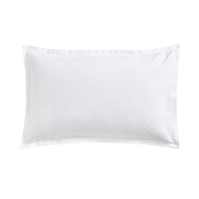 Murmur Ari Oxford Pillowcase, White - image 1