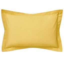 1951 50/50 Percale Oxford Pillowcase, Ochre