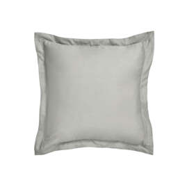 Ted Baker 250 Thread Count Plain Dye Square Oxford Pillowcase, Silver - thumbnail 1