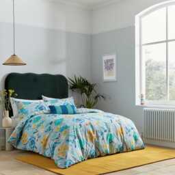 Helena Springfield Budding Brights Bella Single Duvet Cover Set, Blue - thumbnail 2
