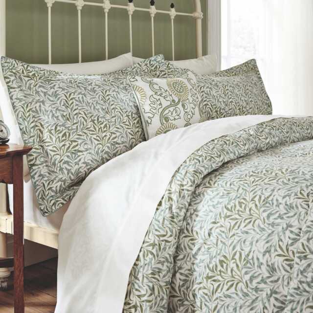 Morris & Co Willow Boughs Single Duvet Cover SET, Sage - image 1