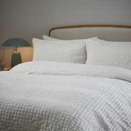 Murmur Nia Single Duvet Cover SET, White - thumbnail 1