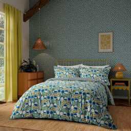 Scion Twist & Turn Kingsize Duvet Cover Set, Indigo - thumbnail 2