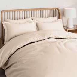 Luxury Linen Duvet Cover, Single, 500 Thread Count, 100% Cotton, By Bedeck  - thumbnail 1