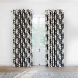 "Helena Springfield Simply Scandi Otto Lined Curtains 90"" x 90"", Neutral" - thumbnail 1