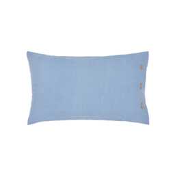 Bedeck of Belfast Nahla Pair of Standard Pillowcases, Cobalt Blue & Navy - thumbnail 1