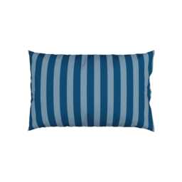 Land & Shore Seaforde Pair of Standard Pillowcases, Blue/Red