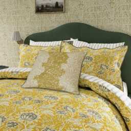 Morris & Co X Emery Walker Elmcote Single Duvet Cover Set, Sunflower - thumbnail 1