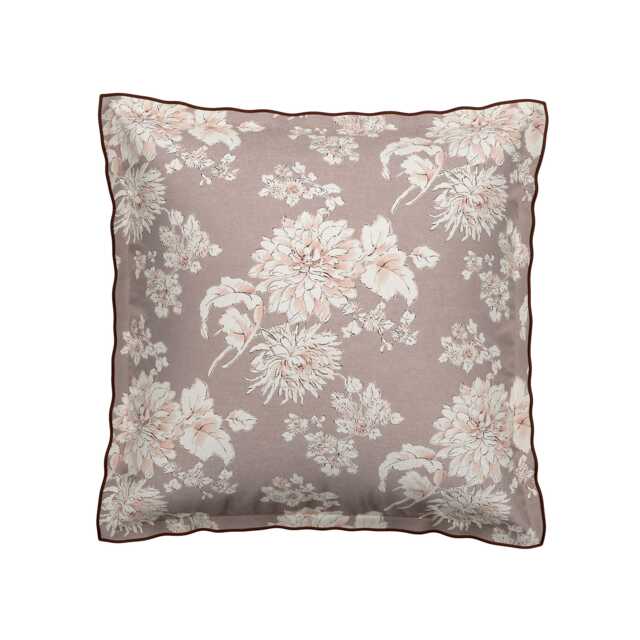 Bedeck of Belfast Kassi Pair of Square Oxford Pillowcase, Dusky Pink - image 1