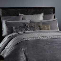 Donna Karan Gravity Double Duvet Cover, Charcoal - thumbnail 2