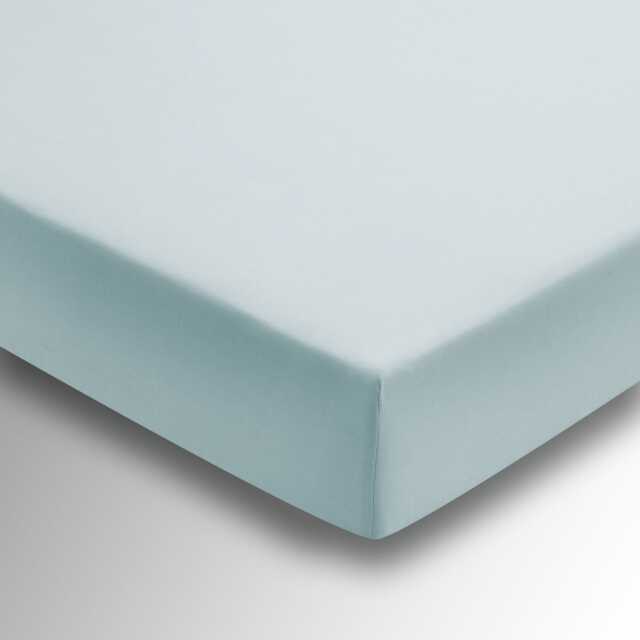 1951 Plain Dye Percale Single Fitted Sheet, Celadon