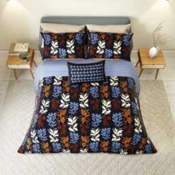 Helena Springfield Simply Scandi Frey Single Duvet Cover Set, Periwinkle Blues - thumbnail 1