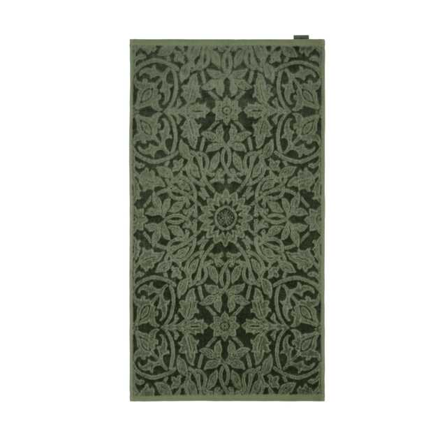 William Morris St James Bath Sheet, Green - image 1