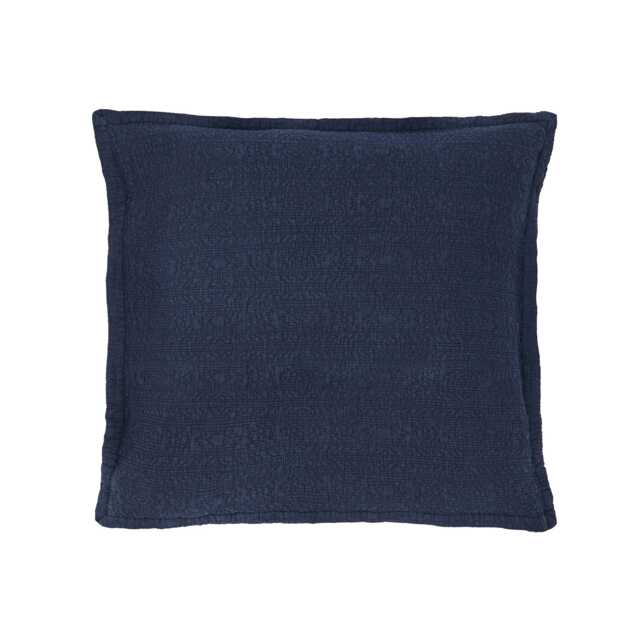 Bedeck of Belfast Stafford Sham Pillowcase, Navy - image 1