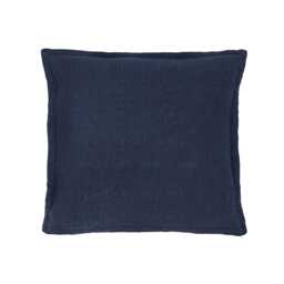 Bedeck of Belfast Stafford Sham Pillowcase, Navy - thumbnail 1