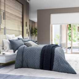 Nalu Nicole Scherzinger Kona Single Duvet Cover, Blue - thumbnail 2