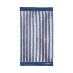Joules Grove Stripe Hand Towel, Blue - thumbnail 1