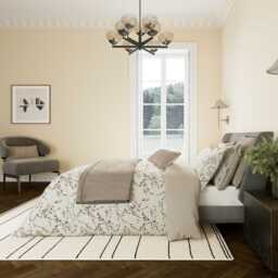 Bedeck of Belfast Rana Double Duvet Cover SET, Warm Grey - thumbnail 2