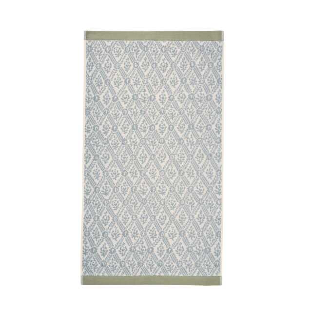 English Heritage St John's Trellis Bath Sheet, Silver - image 1