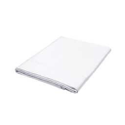 Bedeck of Belfast Fine Linens 600 Thread Count Egyptian Cotton Kingsize Flat Sheet, White - thumbnail 1