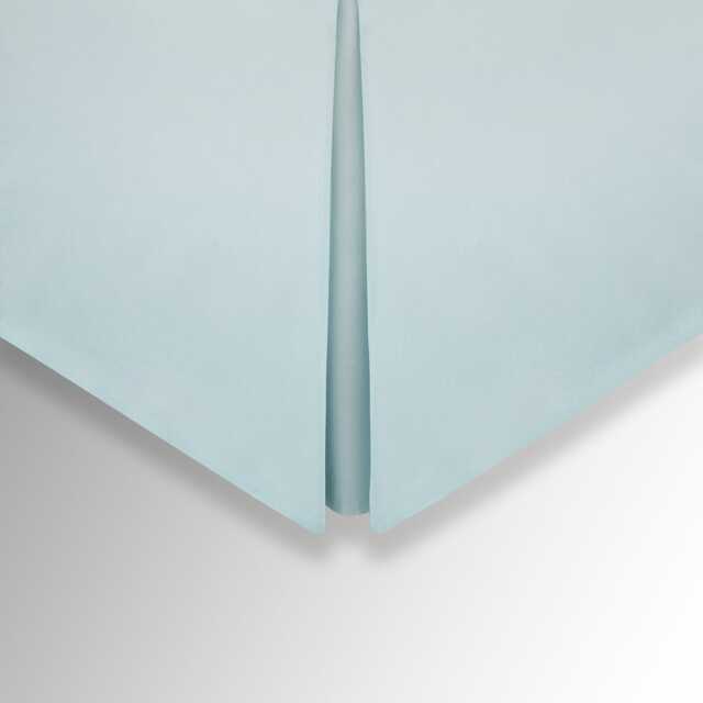 Helena Springfield, 50/50 Plain Dye Percale Kingsize Valance, Duck Egg