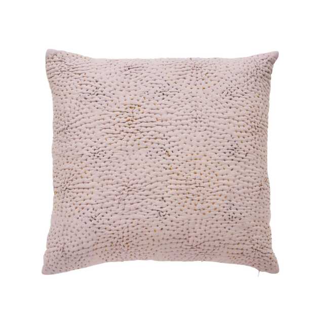 Bedeck of Belfast Rare Earth Dusk Quilted Cushion 45cm x 45cm, Heather - image 1