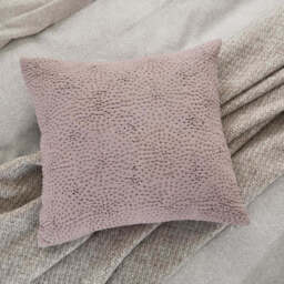 Bedeck of Belfast Rare Earth Dusk Quilted Cushion 45cm x 45cm, Heather - thumbnail 2