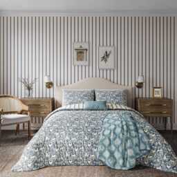 Helena Springfield Harvest Moon Forest Friends Super Kingsize Duvet Cover SET, Blue - thumbnail 2